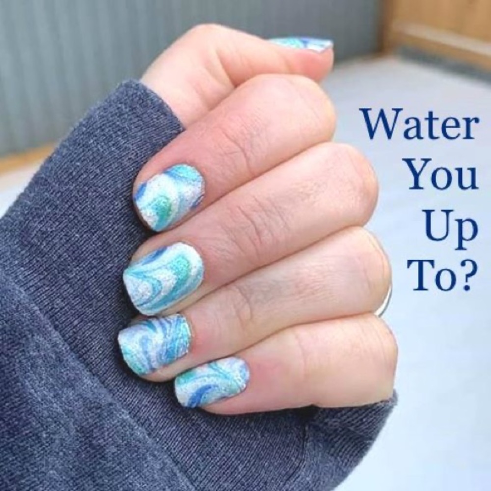 Retired Color Street Nail Strips - Water You Up To?